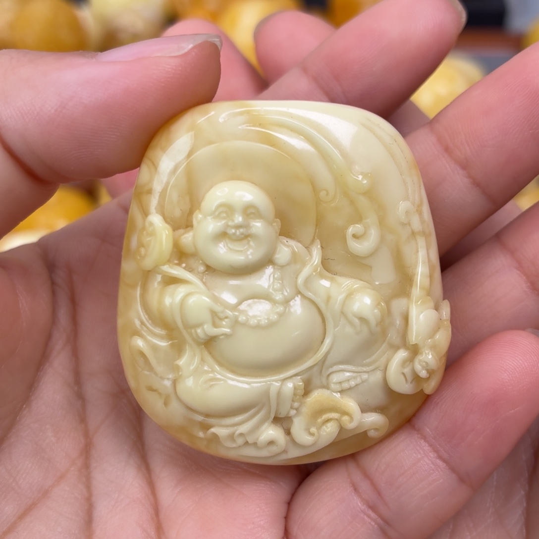 蜜蜡未镶嵌吊坠(不含链)佛