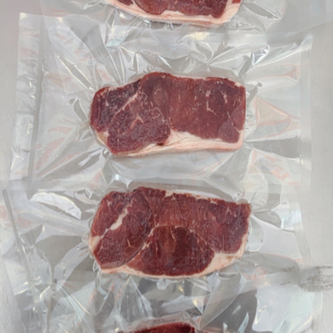 整切牛排西冷牛排4片600克/原切/无调理