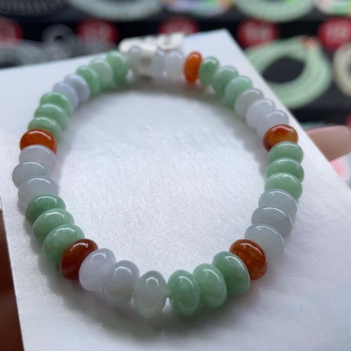 未镶嵌手链翡翠卡7