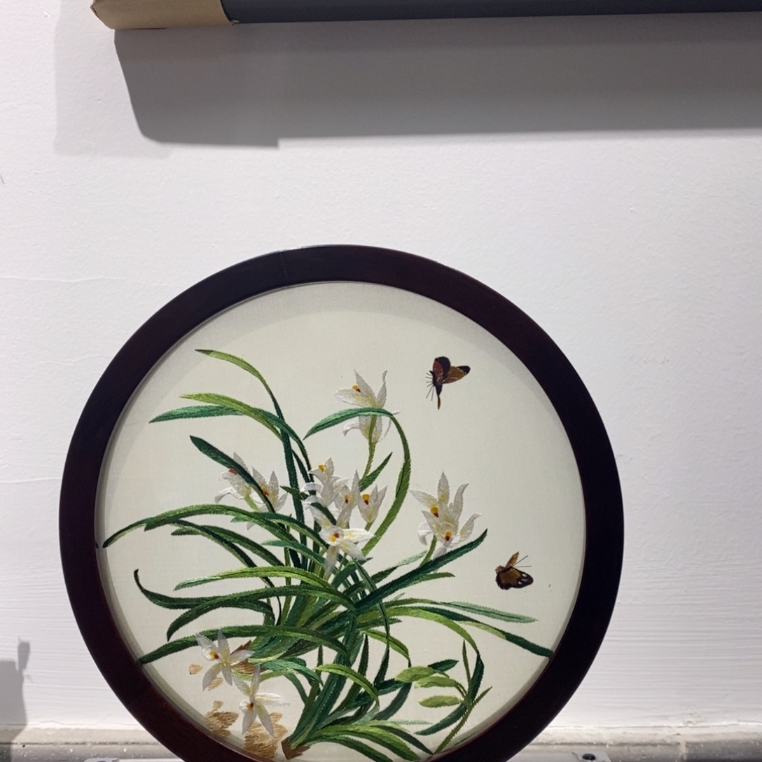 刺绣纯手工苏绣—蝶恋花