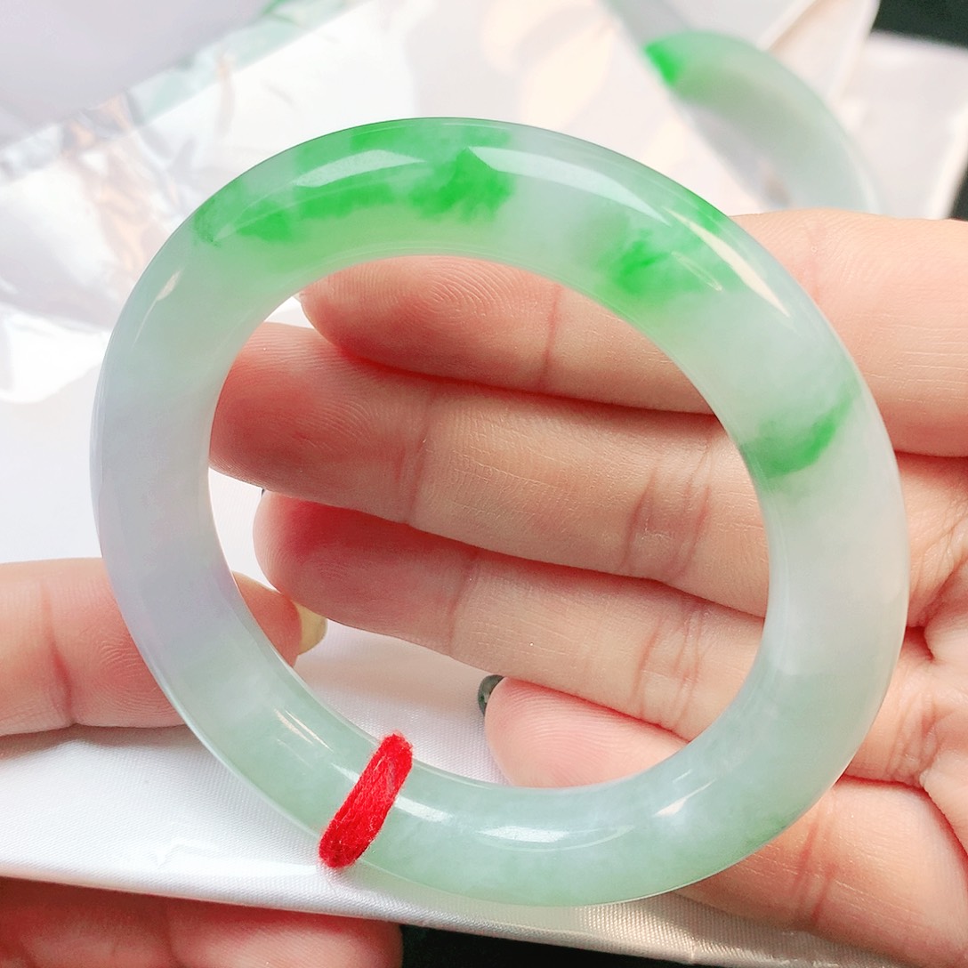 未镶嵌手镯翡翠圆条2828