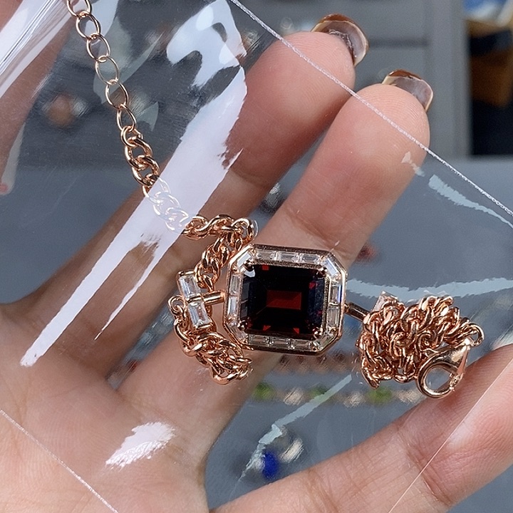 银S925镶嵌珠宝半成品水晶菁*