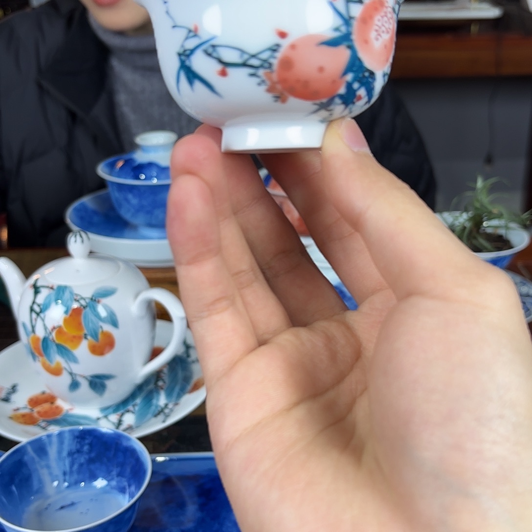 吴老师釉下五彩手工陶瓷
