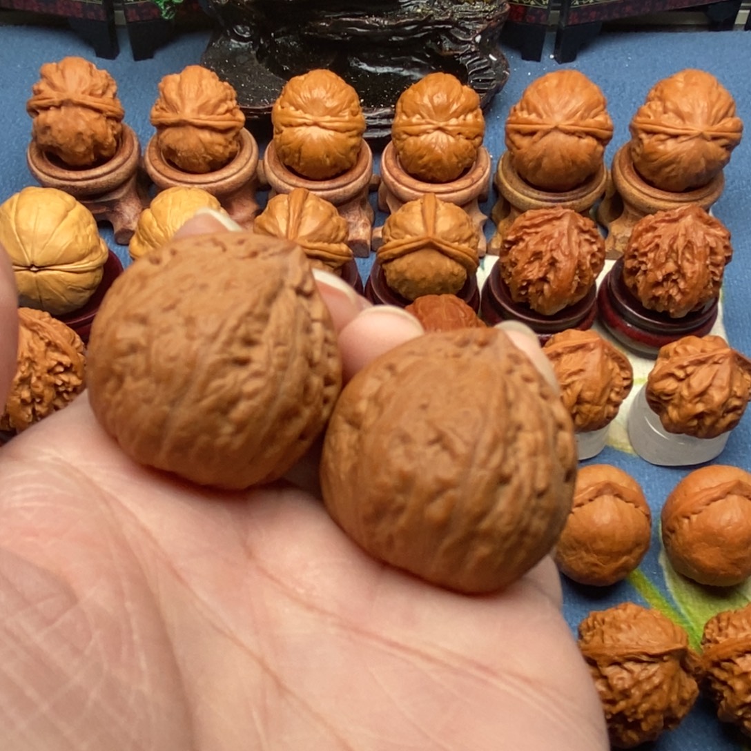 文玩核桃把件寿桃