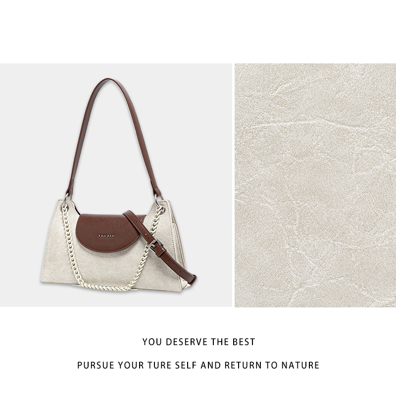 【尚恩CC】QYX-25168-6-石膏色-轻奢时尚百搭新款女包