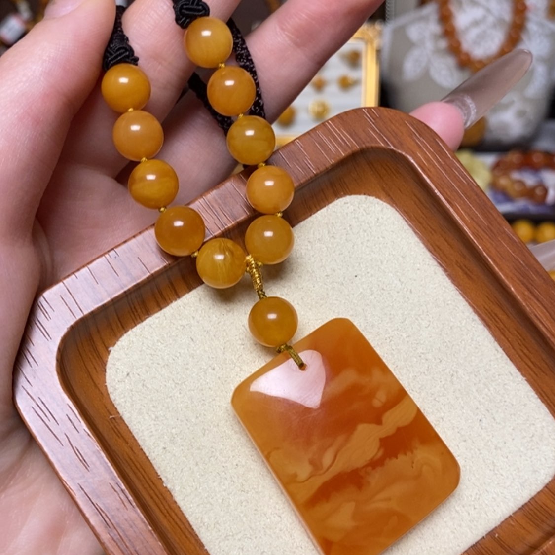 【闪购商品】手链蜜蜡未镶嵌项链