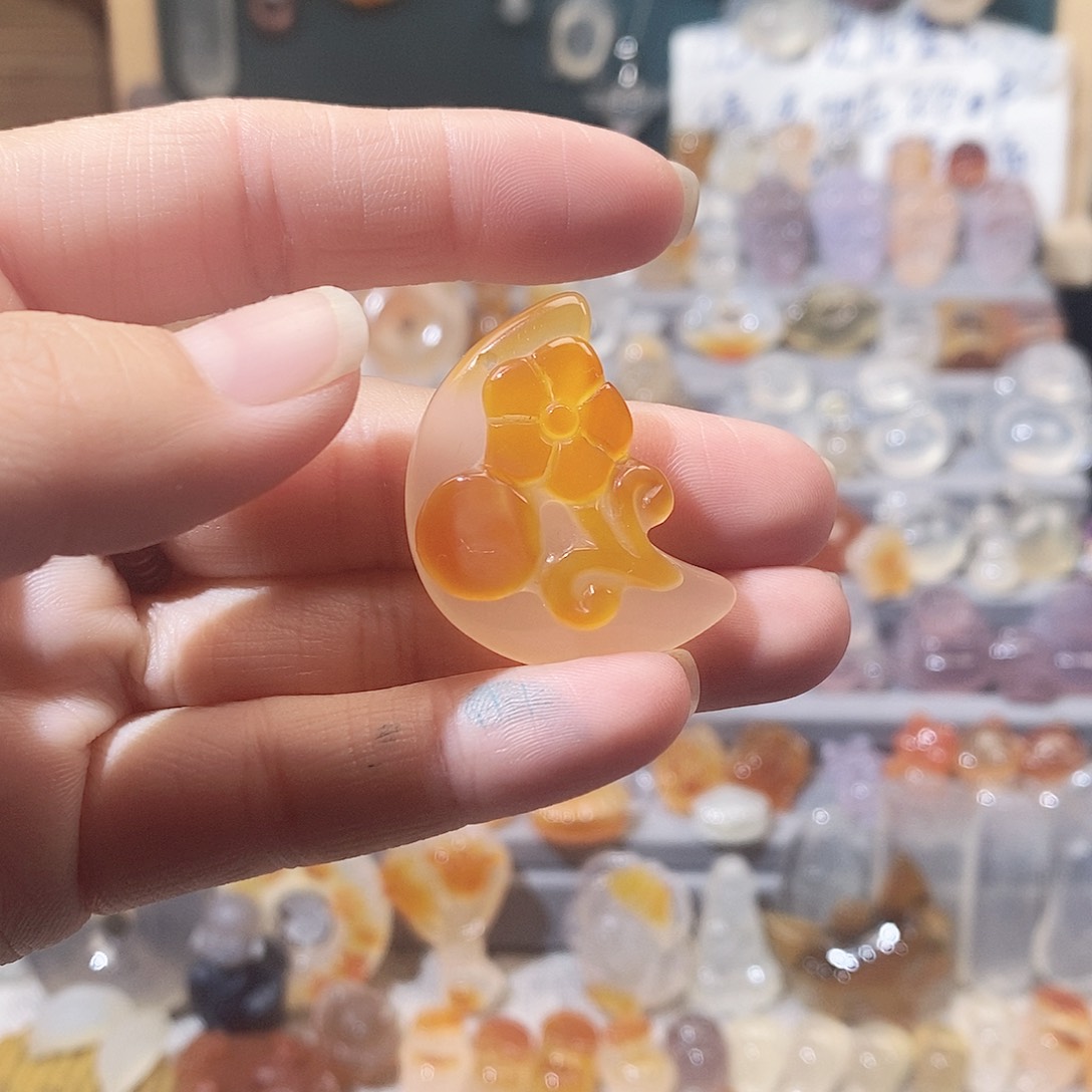 未镶嵌吊坠玛瑙/玉髓