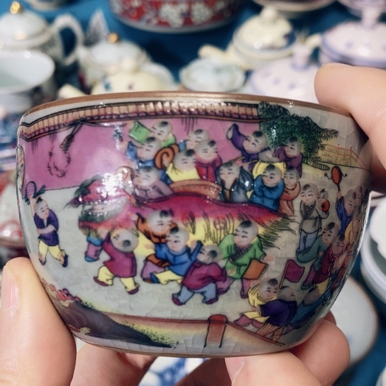 【闪购商品】景德镇陶瓷主人杯123445