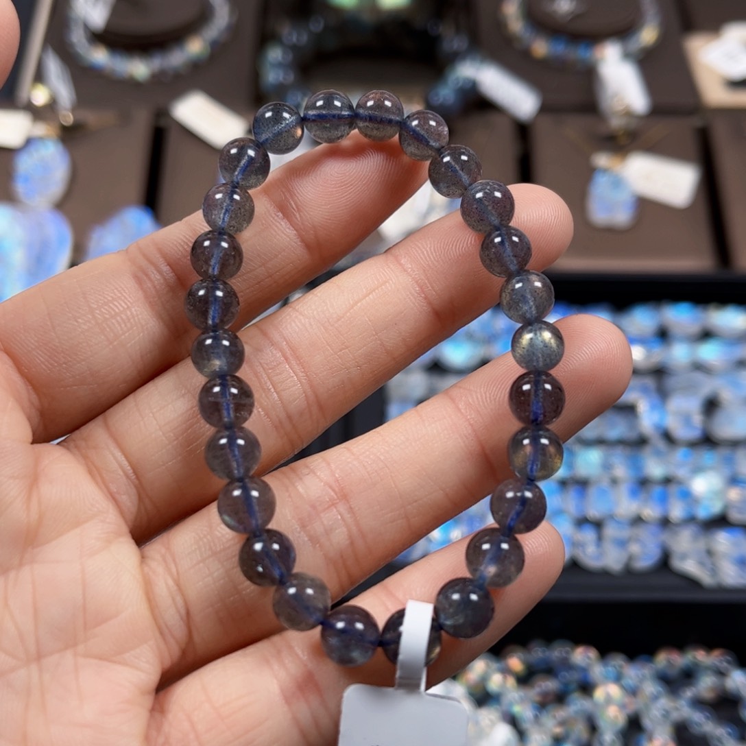 长石手链未镶嵌7.2左右