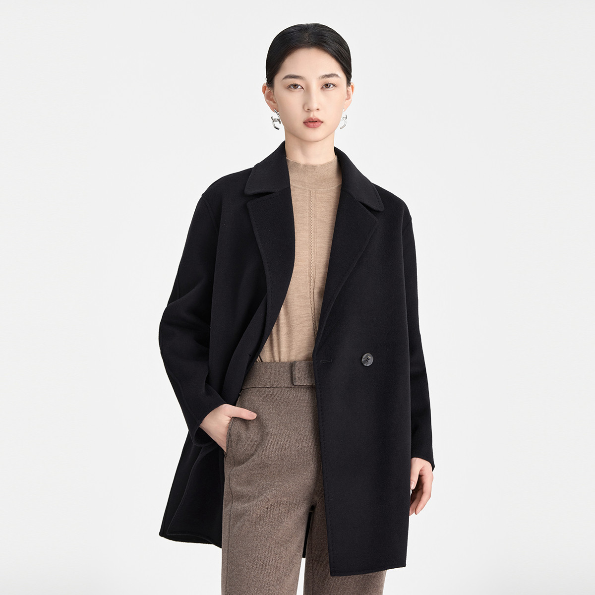 【KK专属】冬季款羊毛大衣毛呢女CL00601W0