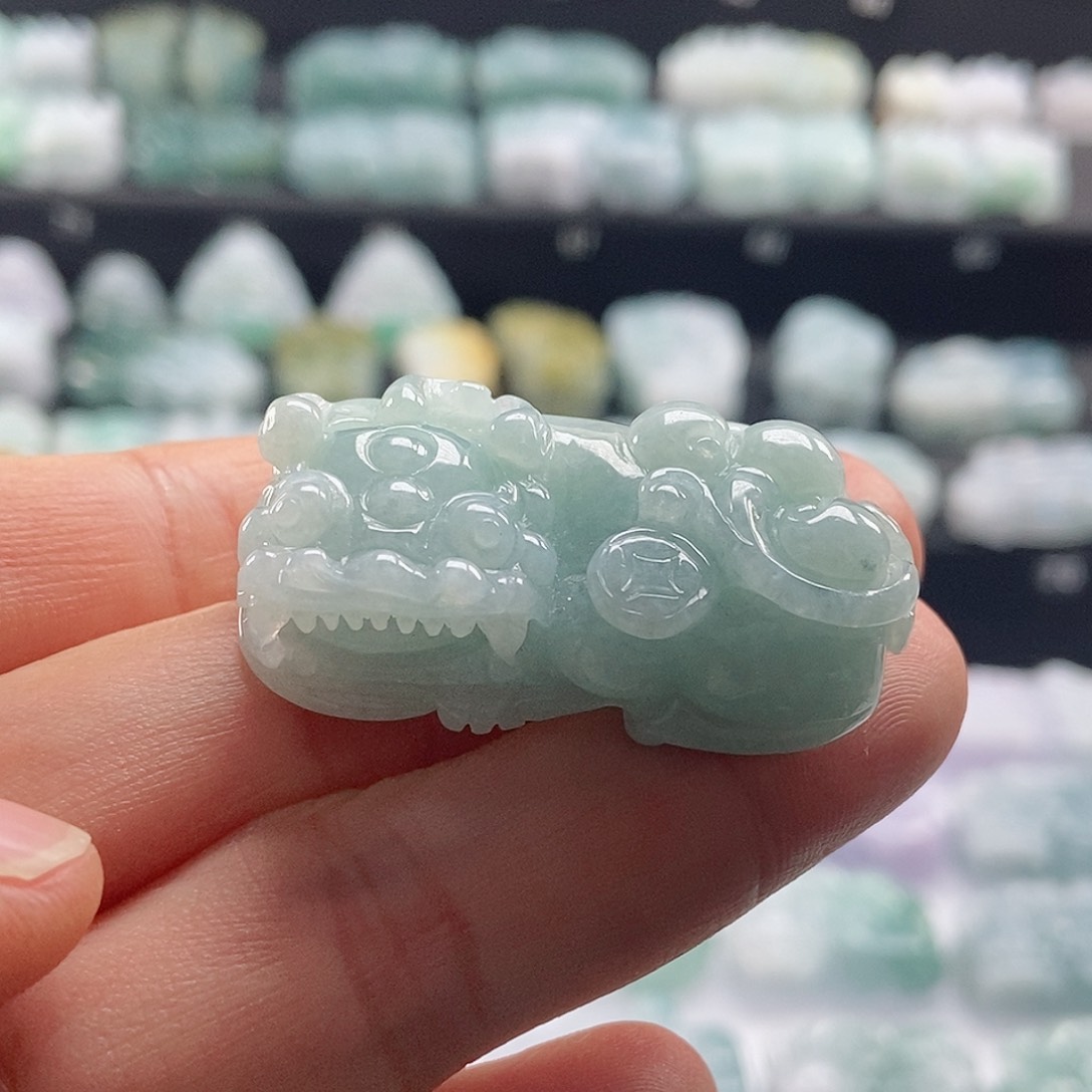 颈饰未镶嵌翡翠翡翠貔貅