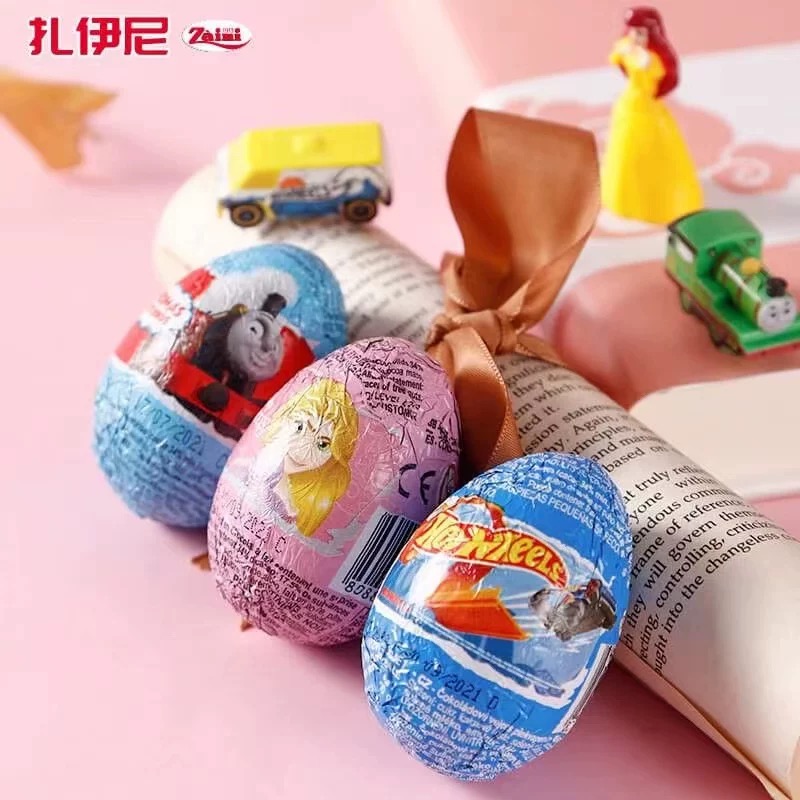 意大利进口扎伊尼巧克力迪士尼儿童零食玩具奇趣惊喜蛋3枚装