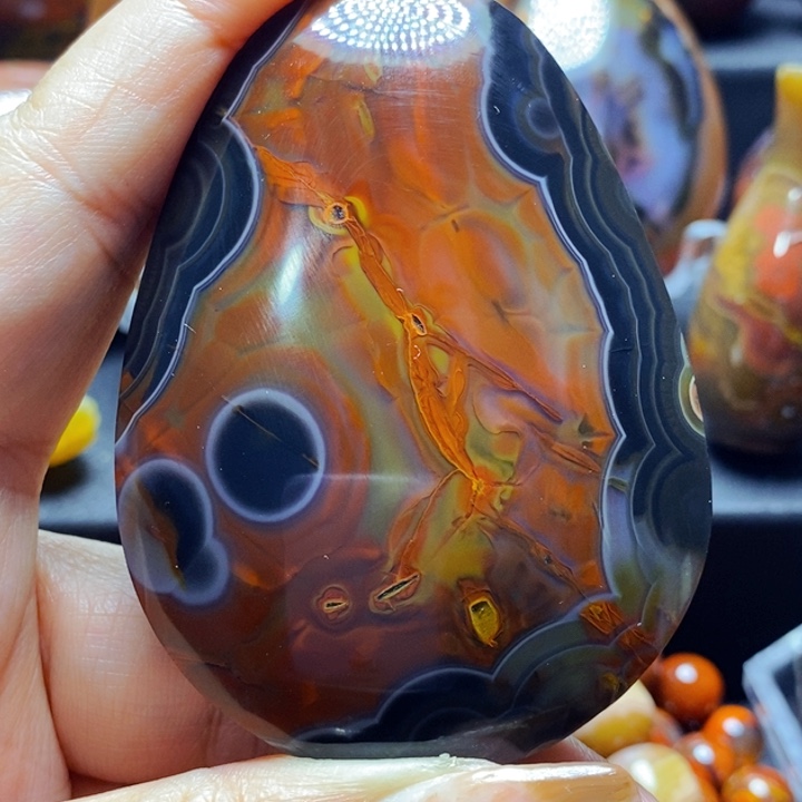 玛瑙/玉髓吊坠(不含链)未镶嵌用****1