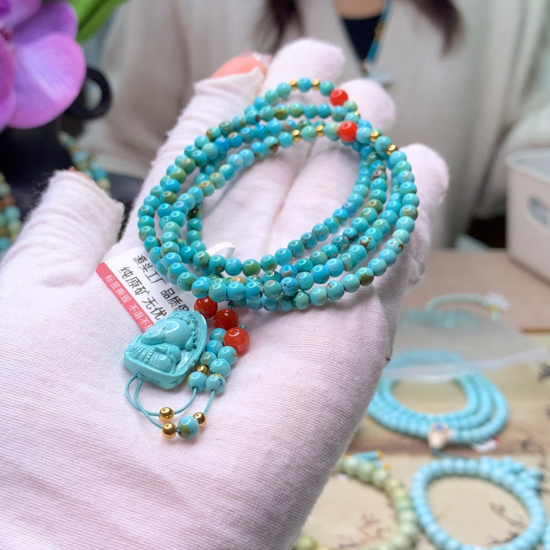 绿松石未镶嵌配饰