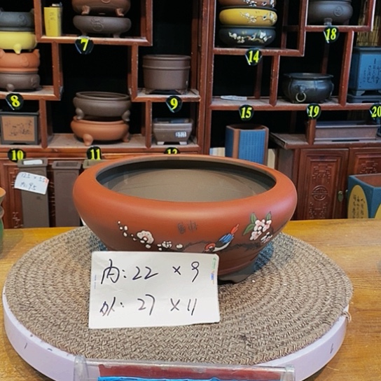 紫砂花盆紫砂花盆