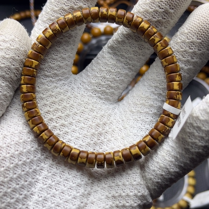 紫金鼠手串纯肉鼠尖火焰纹药片7尺精工暴力归圆