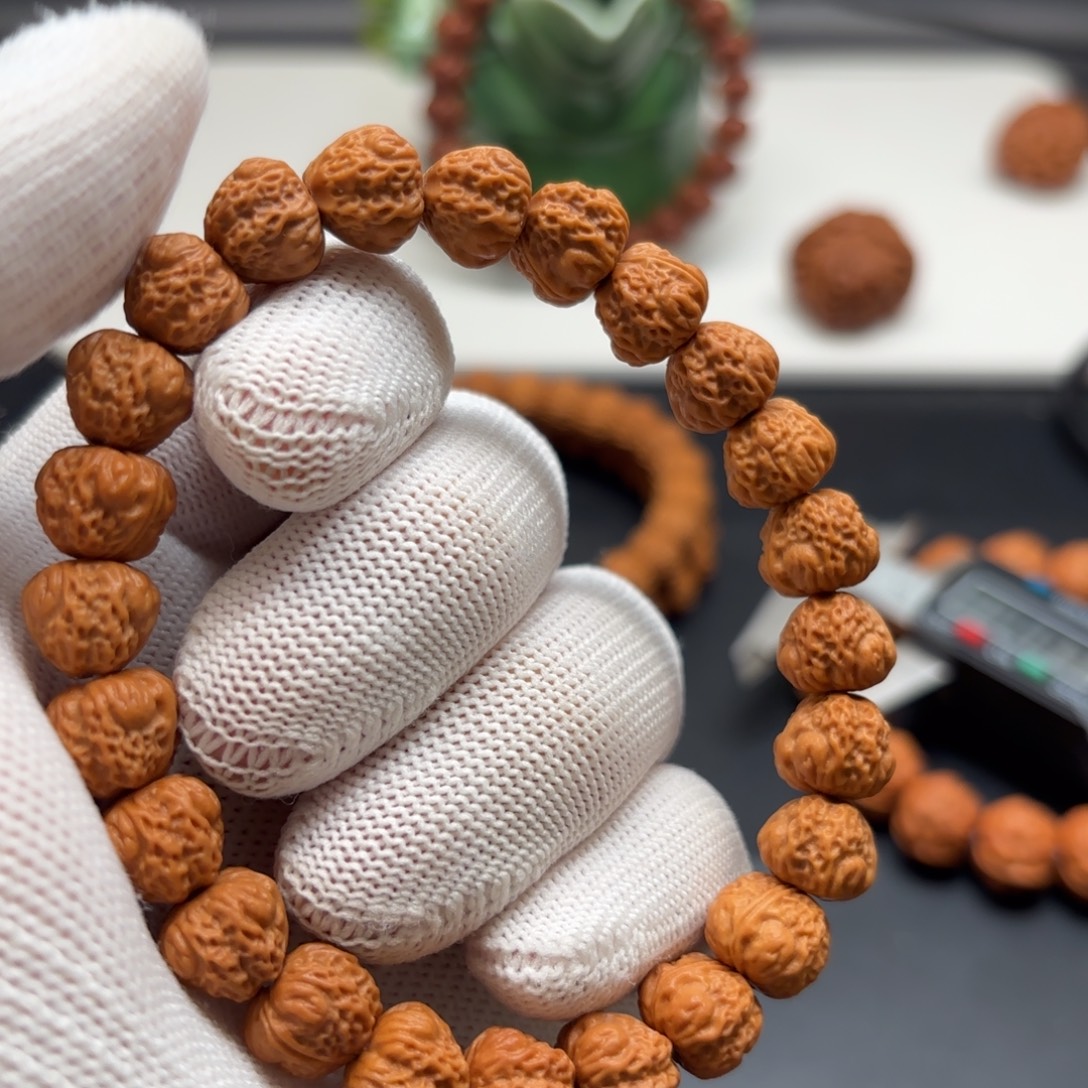 猴头核桃手串蛤蟆头