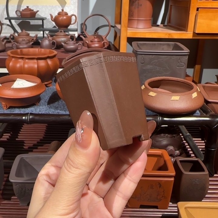 花盆紫砂全手工制作