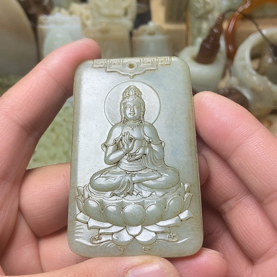 和田玉挂件未镶嵌