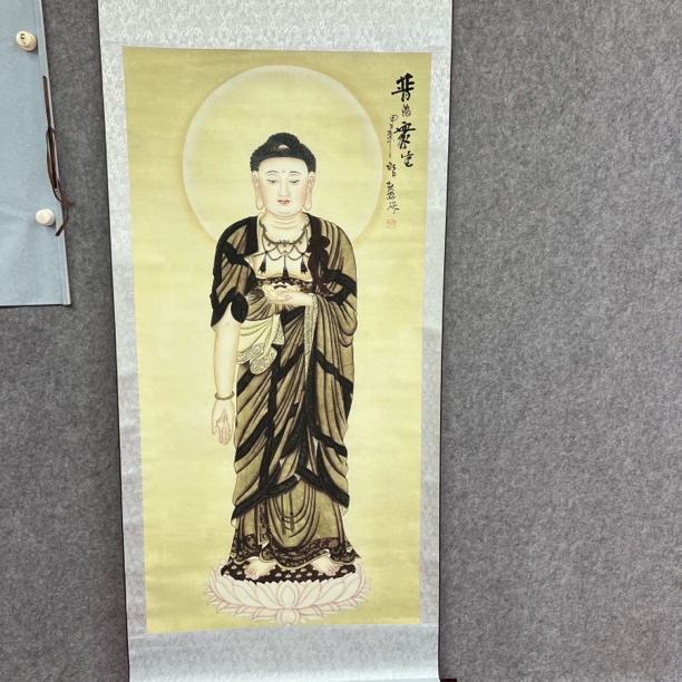 【精品字画】软裱竖幅佛像