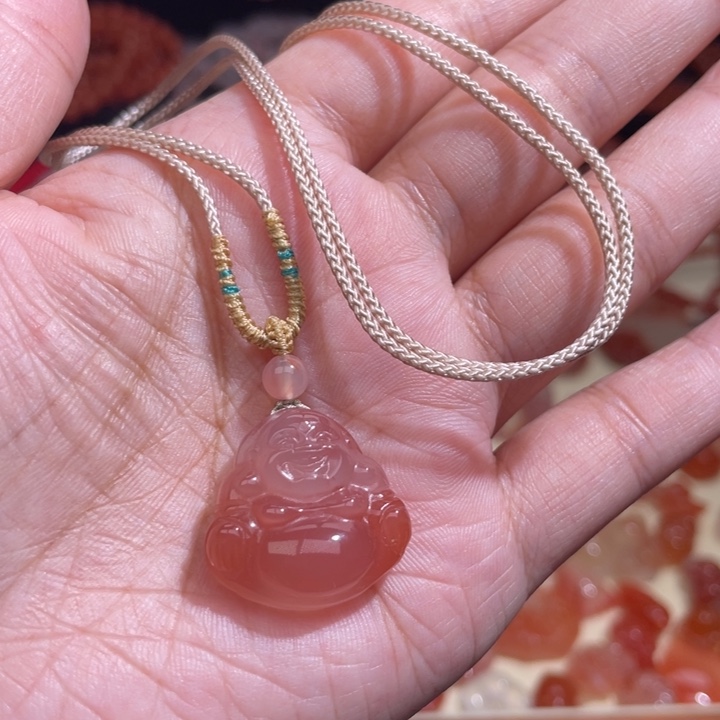 南红玛瑙宝宝佛未镶嵌438