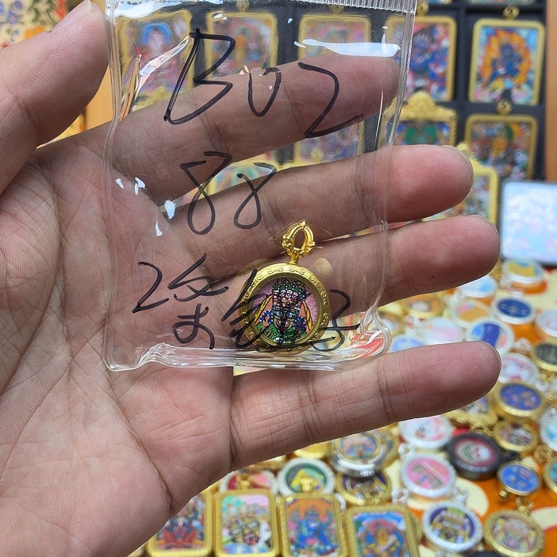 吊坠万绘唐卡非遗手绘B02