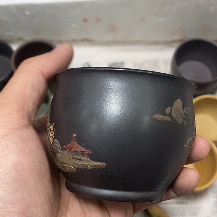 紫砂茶杯瑕疵不退不换