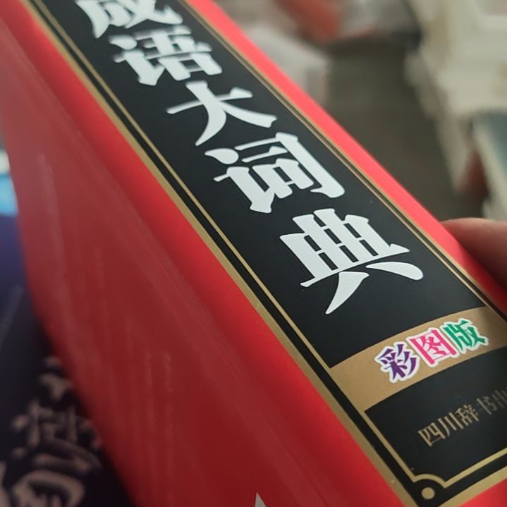 成语大辞典彩图版精装四川辞书出版社塑封。