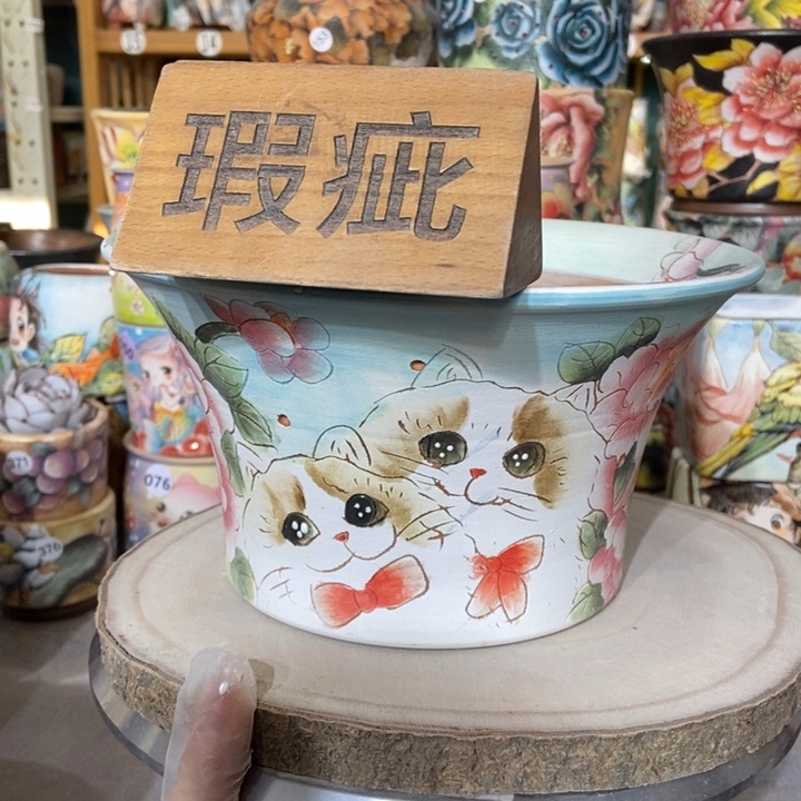 红陶景德镇艺术手绘作品