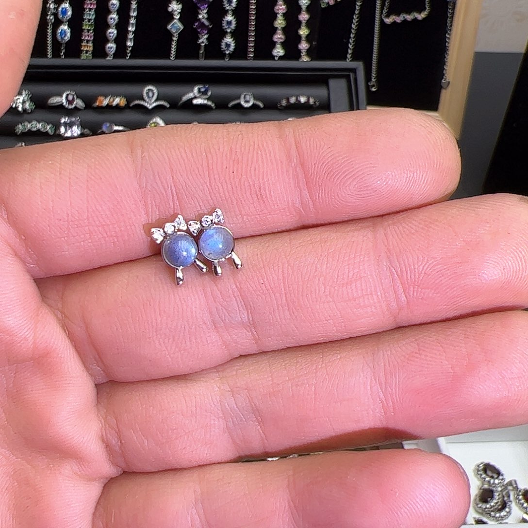 紫晶珠宝半成品银S925镶嵌