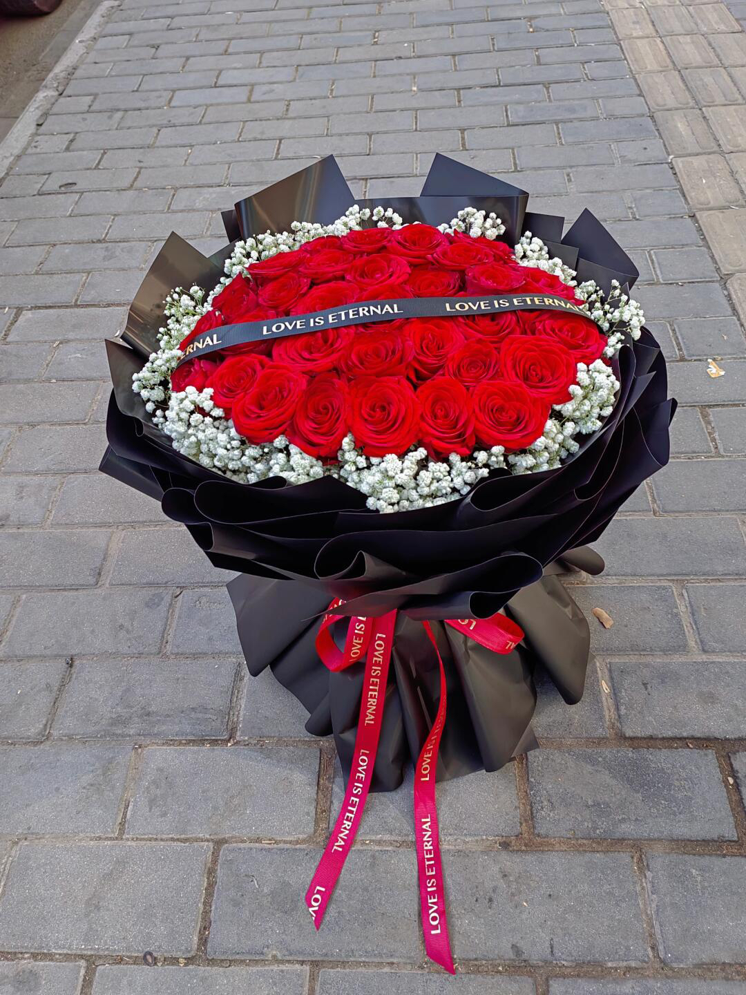 【三生三世】33红玫瑰满天星花