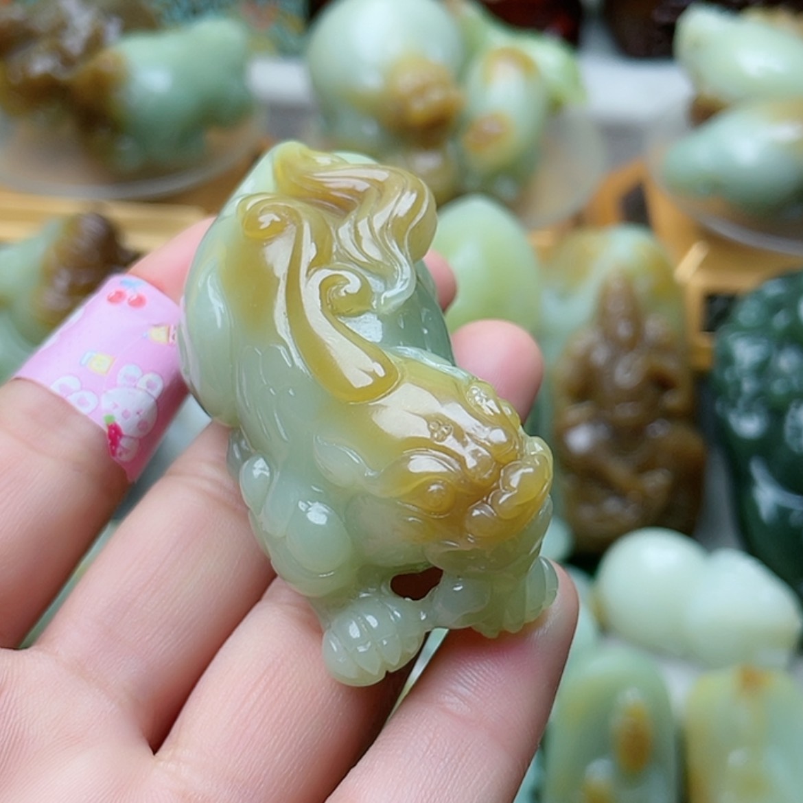 【闪购商品】未镶嵌和田玉挂件月**楼