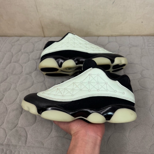95新 AIR JORDAN 40.5码/aj13黑绿/无原盒/篮球鞋