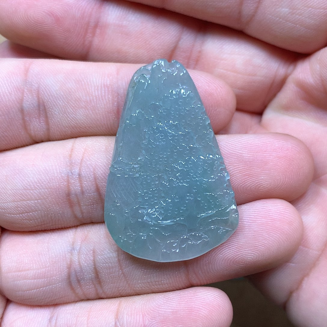 翡翠未镶嵌吊坠(不含链)翡翠吊坠