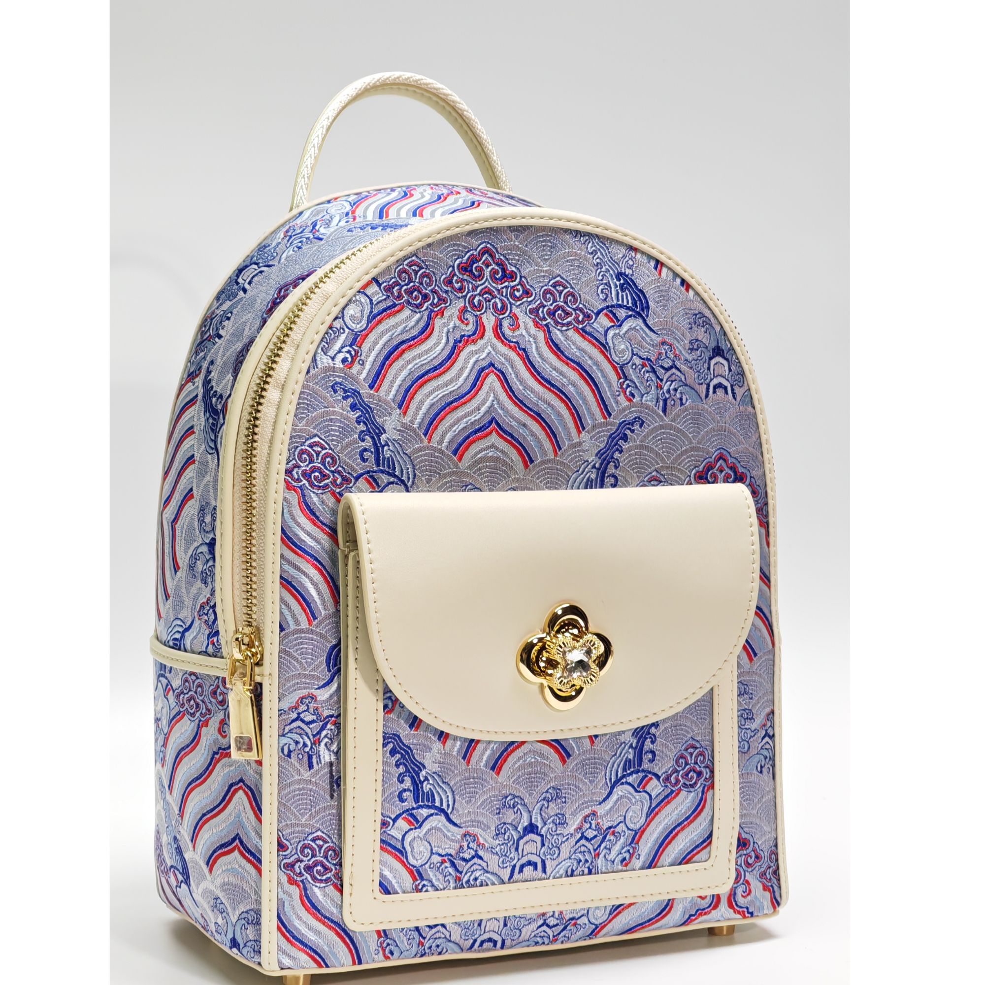 云锦双肩背包代拍链接