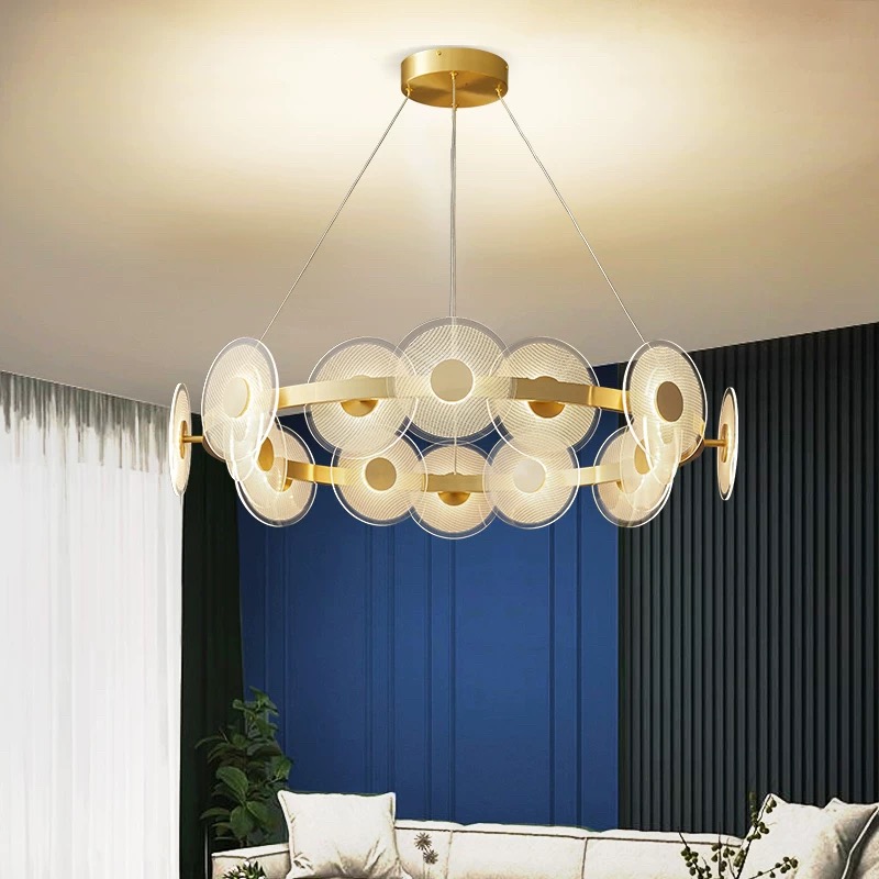 XBD9026-12#三色75W吊灯D700H180【不包安装】库存尾货（新三楼）