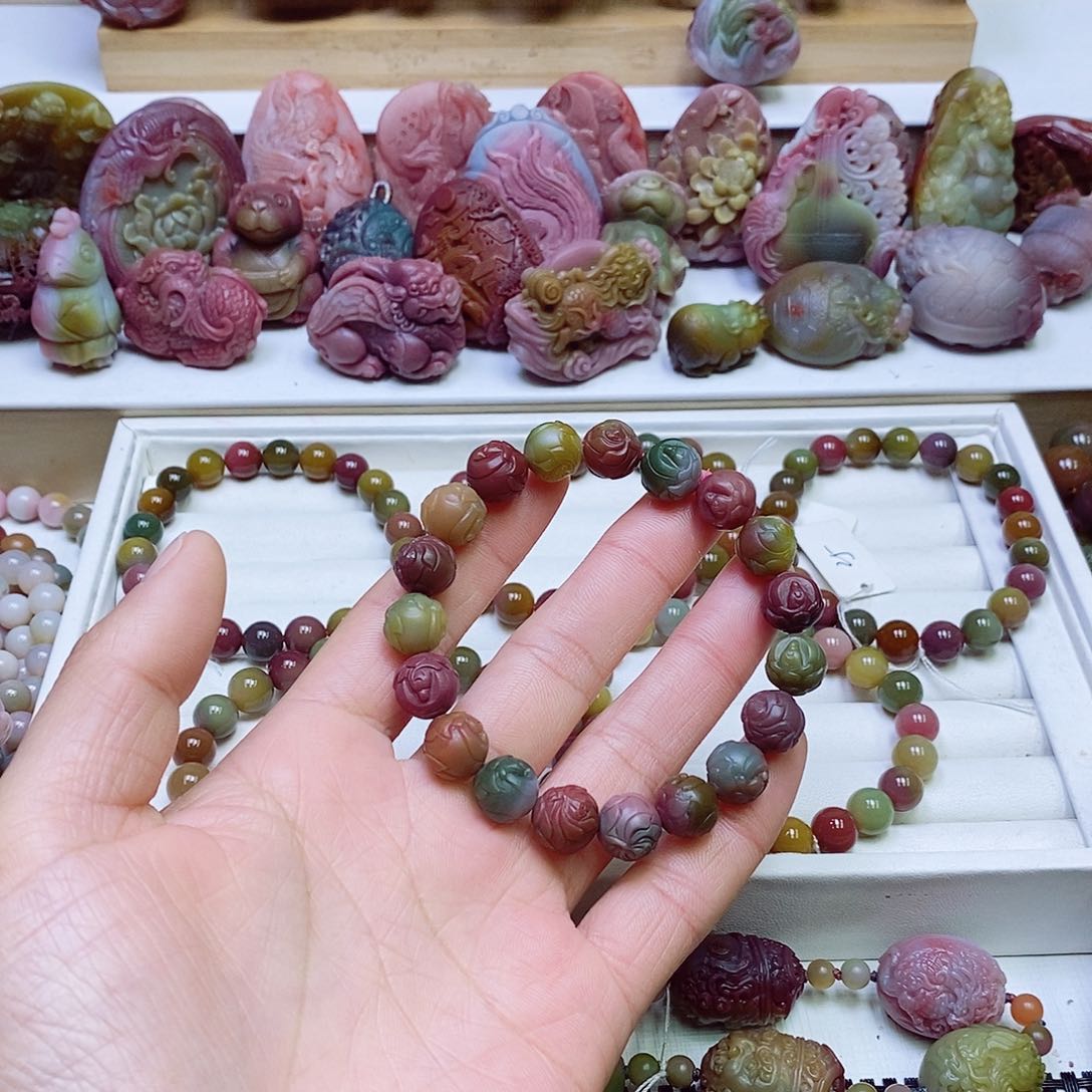 玛瑙/玉髓盐源玛瑙未镶嵌