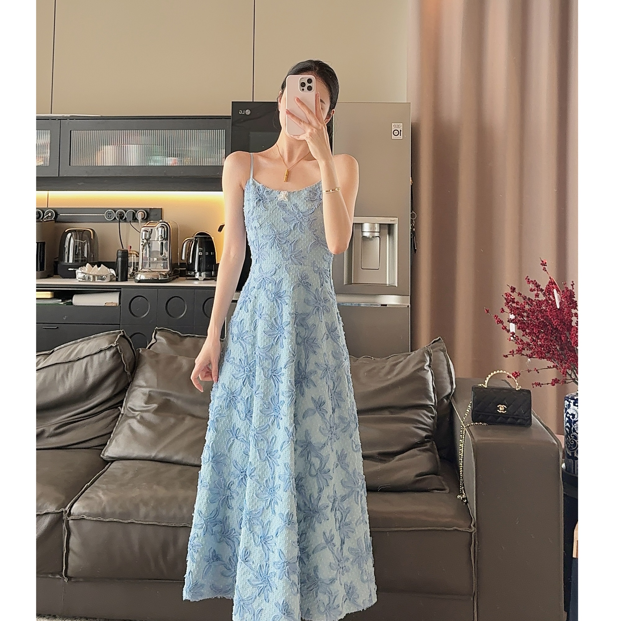 Zwinnie/詹维尼【牛仔裙-独家系列】甜美重工公主连衣裙 GHH202510