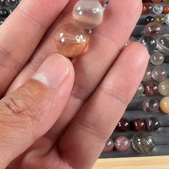 水晶手链银S925镶嵌一****)兔毛