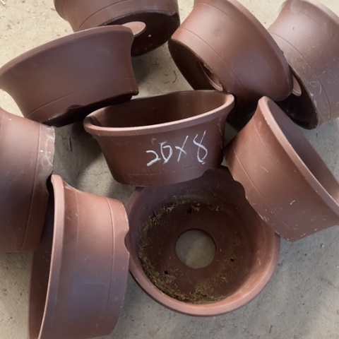 紫砂花盆100-9。100-9