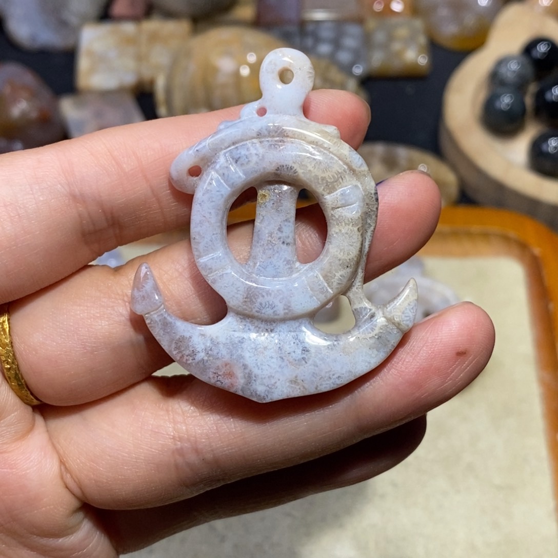 【闪购商品】硅化玉珊瑚玉未镶嵌