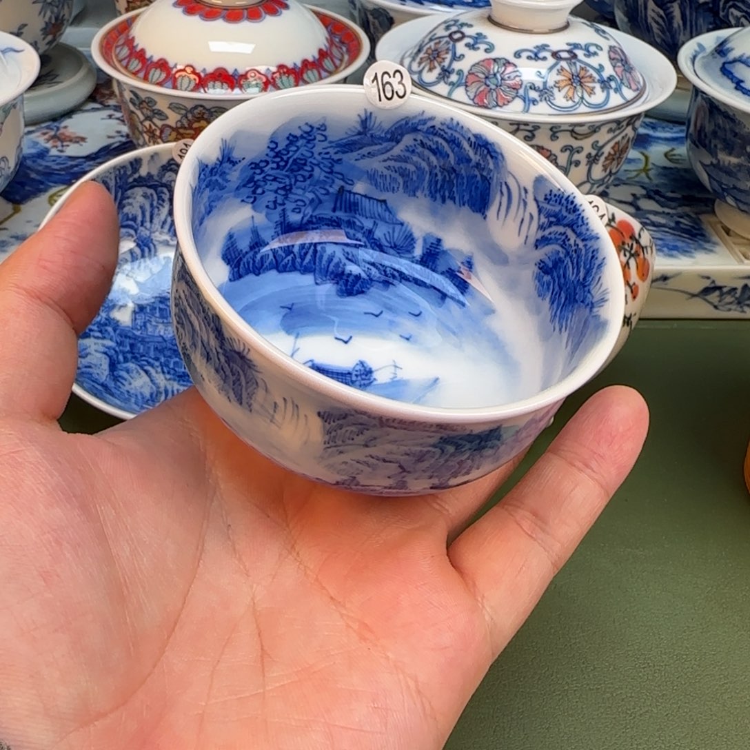 彦祖纯手工手绘茶具163