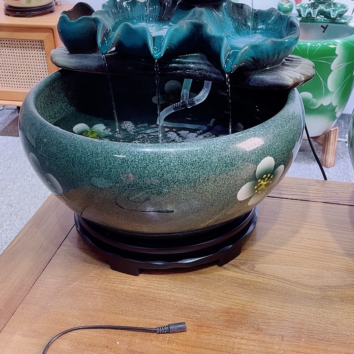 陶景德镇高温流水摆件1111111