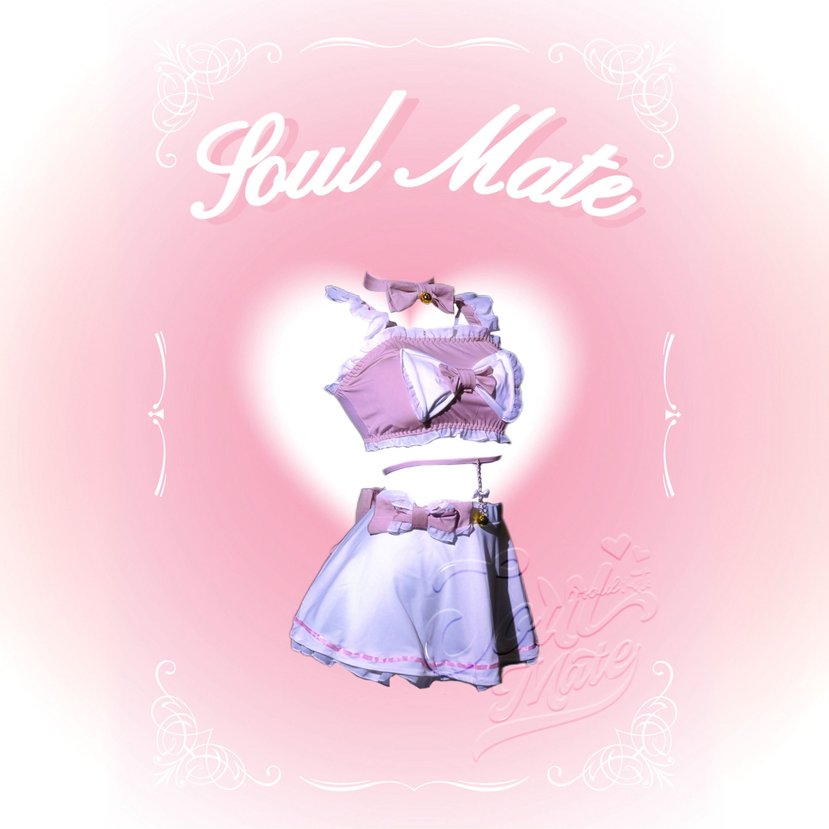 SoulMate「粉嫩猫咪」可爱性感纯欲风动漫cosplay女装猫猫套装