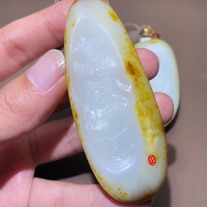 和田玉颈饰未镶嵌Y