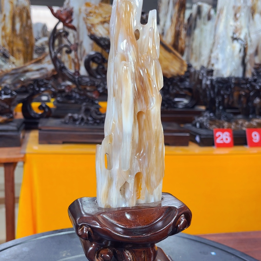 硅化玉未镶嵌珠宝奇石