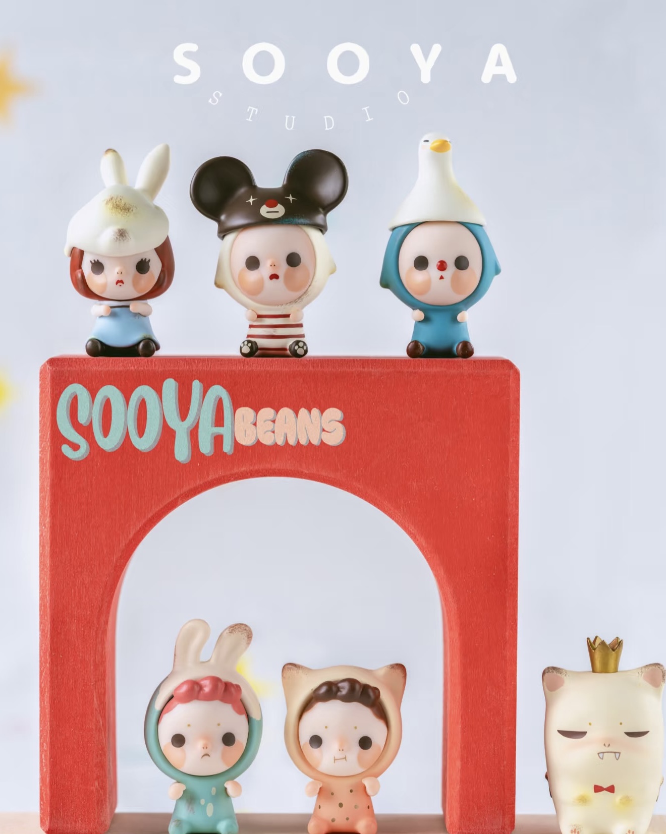 【转转/平拆】SooyaStudio初代坐坐系列萌粒潮玩盲盒可爱摆件sooya