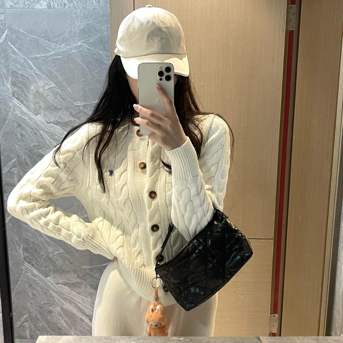 小马家 经典老钱风秋冬羊毛开衫针织长袖开衫女款显瘦百搭