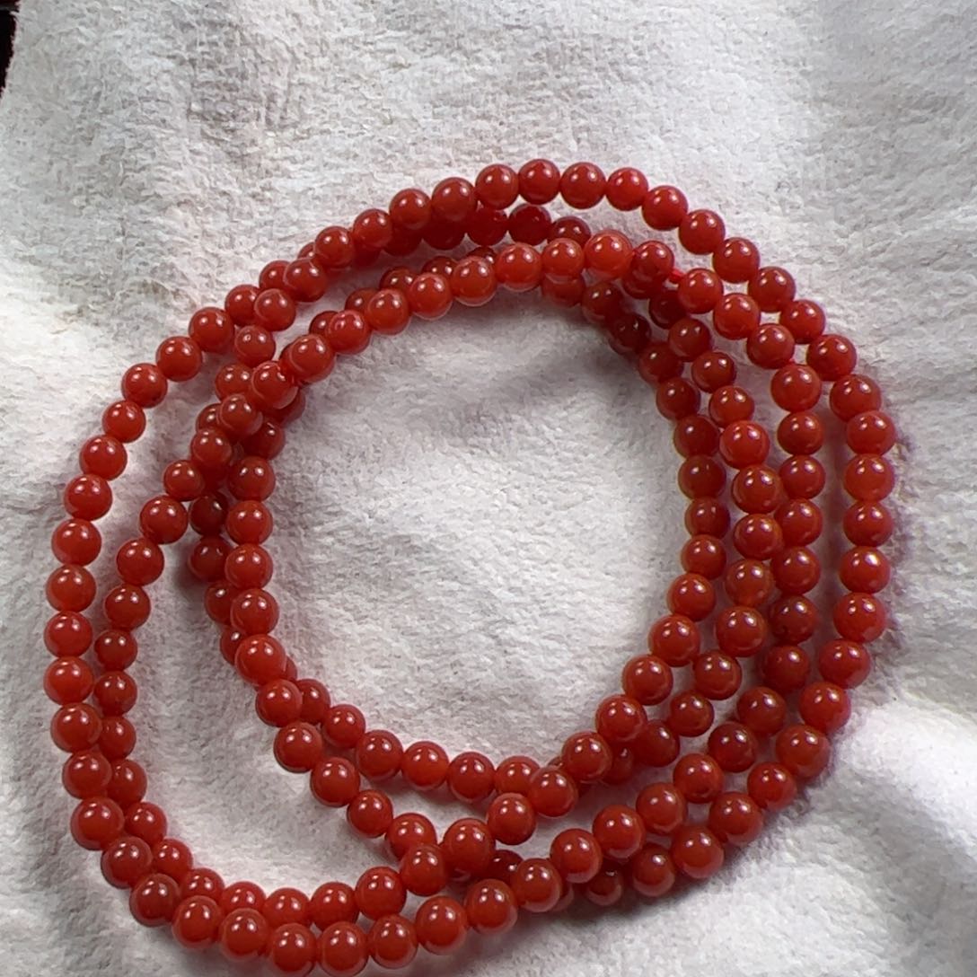 南红玛瑙手串未镶嵌