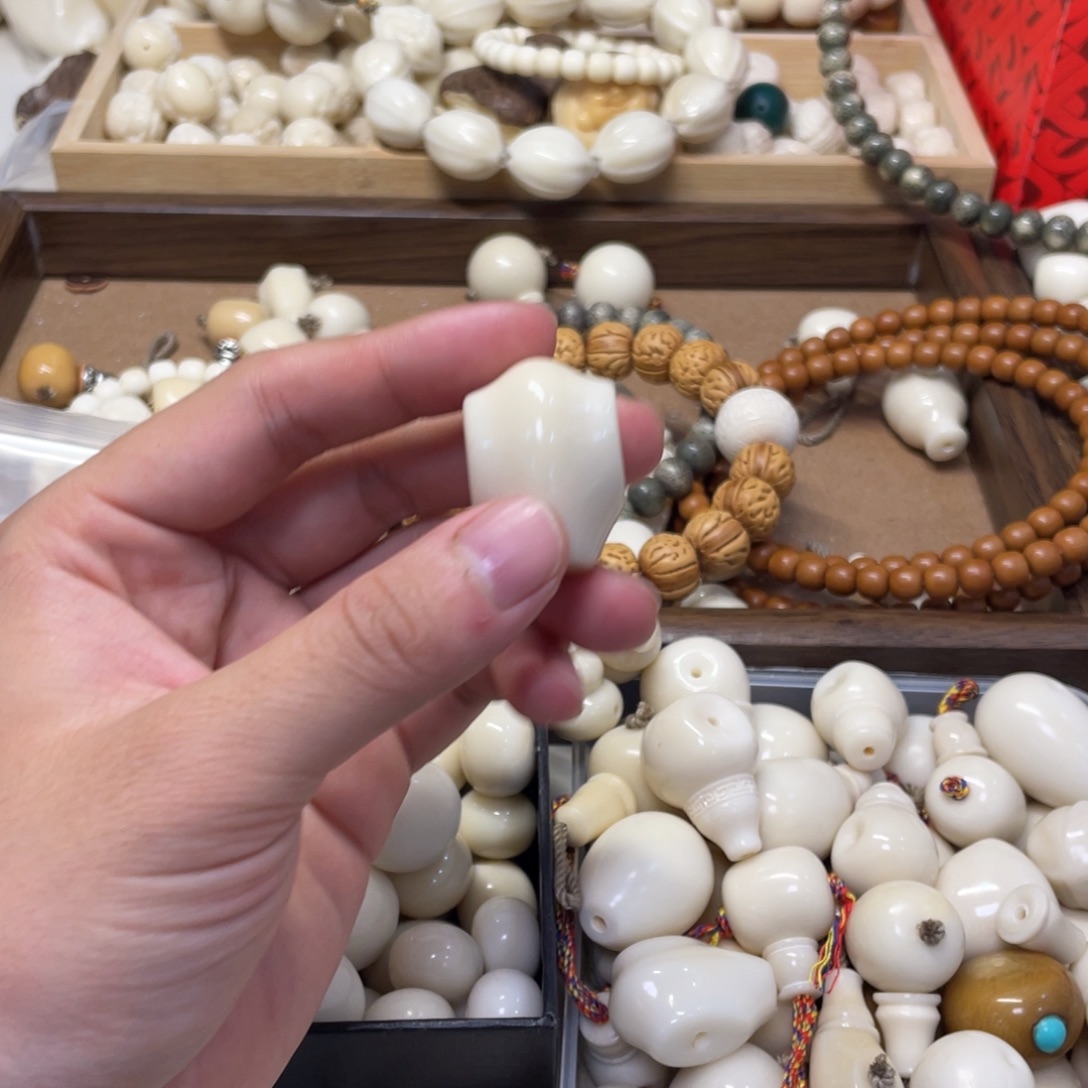 独***白菩提根/象牙果吊坠